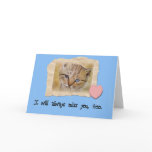 Cat Miss You Card Expressions Love Pet Kitten