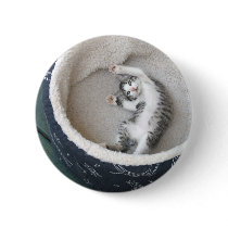 Cat Nap Pinback Button