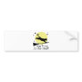 Cat on a Broomstick Bumper Sticker