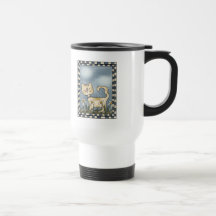 Cat On The Prowl Coffee Mugs