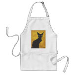 Cat on Yellow Apron