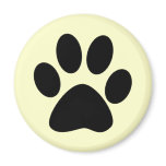 Cat Paw Print Magnets