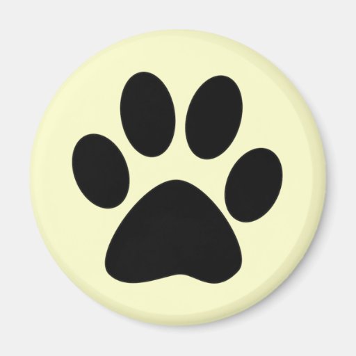 Cat Paw Print Magnets