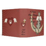 Cat Paw Prints Avery Binder