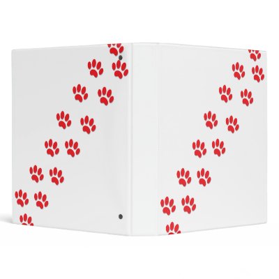 Cat Paws 3 Ring Binder by Incatneato