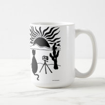 Cat Photographer Southwest Coffee Mugs