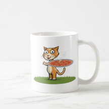 Cat Pizza Coffee Mug