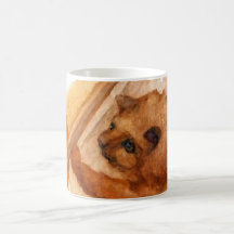 Cat Playing with Mama's Sailboat CricketDiane Art Coffee Mugs