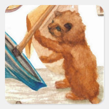 Cat Playing with Mama's Sailboat CricketDiane Art Stickers