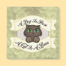 Cat Poem magnets