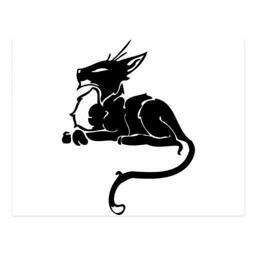 Cat Post Card