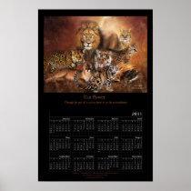 Cat Power 2011 Art Calendar Poster