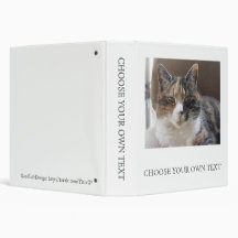 Cat 'Red' portrait Binder