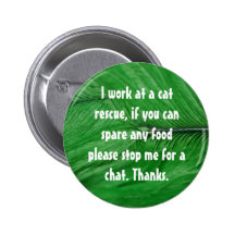 Cat rescue badge buttons