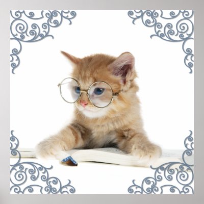 Cat Scholar by MuseMagic