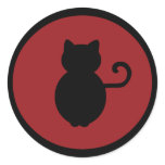 Cat Signal Silhouette Stickers