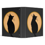 Cat Silhouetted Against the Rising Moon Binder