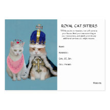 Cat Sitter Business Card