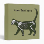 cat skeleton Binder