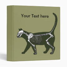 cat skeleton Binder