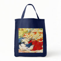 Cat Tote Bag: Two Cats by Franz Marc