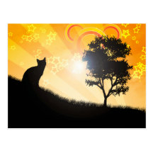 Cat Tree Post Cards