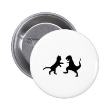 cat vs t-rex pins