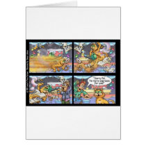 Cat W/ Caffeine Funny Gifts Tees & Collectibles Card