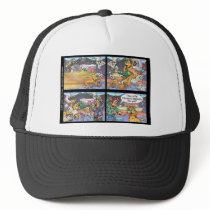 Cat W/ Caffeine Funny Gifts Tees & Collectibles Trucker Hat