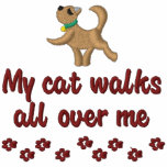 Cat Walk Embroidered Hooded Sweatshirt