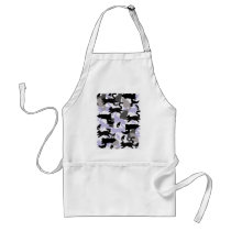 cat winter colour silhouette aprons