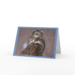 Cat With Tude Birthday Card