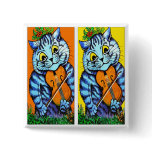 Cat With Violin by Louis Wain