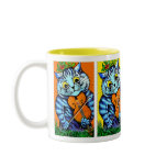 Cat With Violin by Louis Wain Coffee Mug