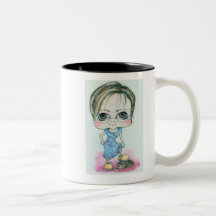 Cat woman mug
