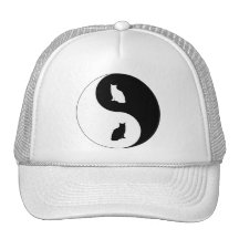 Cat Yin Yang Mesh Hat