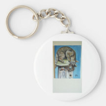 Catacoon Seeks Friend Keychains