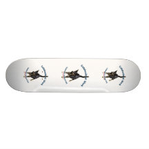 Catahoula Dog at Work Custom Skate Board