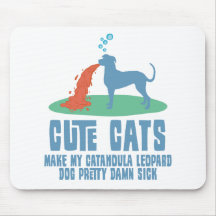 Catahoula Leopard Dog Mousepads
