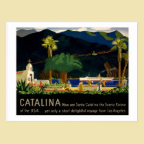 Catalina by Otis Shepard, c. 1935.  postcards