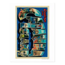 Catalina Island, California - Large Letter Postcard