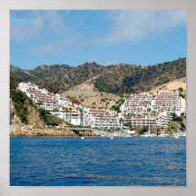 Catalina Island Mountains Poster