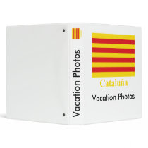 Cataluña flag with name