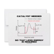 Catalyst Needed So That Less Energy Is Required