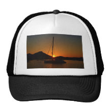 Catamaran at sunset Ibiza.JPG Mesh Hats