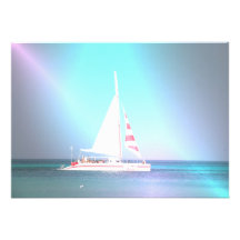Catamaran Sailboat Invitation