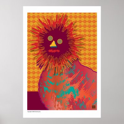 CatatonicCat-Print by CollierGraphica