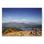 Catbells Mountain Summit Greetings Card