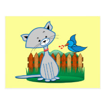Catbird Seat Postcard
