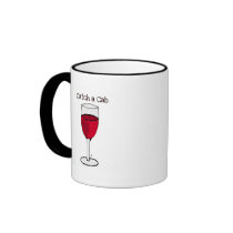 CATCH A CAB...wine print by jill Mugs